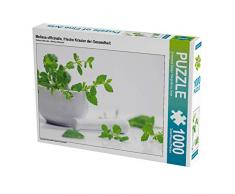 CALVENDO Puzzle Melissa officinalis, frische Kräuter der Gesundheit 1000 Teile Lege-Größe 64 x 48 cm Foto-Puzzle Bild von Avianaarts Design Fotografie by Tanja Riedel