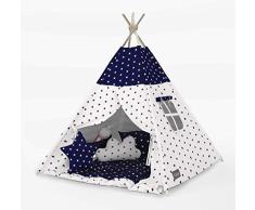 Elfique New Tipi INDIANERZELT SPIELZELT DOPPELT Gepolsterter Decke (Zelt mit Decke)