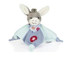 Sterntaler Schmusetuch Esel Emmi, Für Babys ab dem 1. Monat, Größe S, 30 cm, Grau/Mehrfarbig