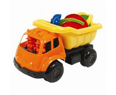 Crafty Creations nbwd-x-92590 6 Stück Outdoor Toy Play Set mit Kippwagen, Spaten, Rechen, Gießkanne, Eimer und Formen – 36 M +