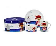 PIRAT PAUL Frühstücksset, 3 - teilig in Geschenkbox