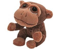 Unbekannt Lil Peepers 14128 - Original Suki Stofftier AFFE Mario, Circa 13 cm, braun