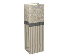 SPIRIT 404536 SB Geschenktüte für Flaschen Wine 2xDesign 210g, 10 STK, Farbig Seortiert
