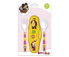 Masha & Orso Besteck Set mit Box gelb 85314