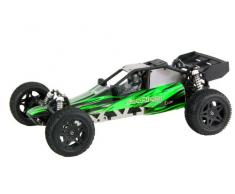 XciteRC 30206000 - Ferngesteuertes RC Modellauto Sand Storm one8 2WD RTR Dune Buggy, 2.4 GHz Brushless 11.1 V, M 1:8, grün