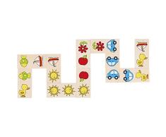 Goki Dominó Unisex-Kinder der Marke Modell-Dominokomotive Referenz 56815, bunt