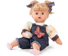 Götz 1820924 Muffin Macaron Puppe - 33 cm große Babypuppe mit blonden Haaren und blauen Schlafaugen - Weichkörperpuppe in 8-teiligen Set