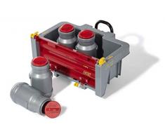 Rolly Toys 408894 rollyBox mit Milchkannen Transportmulde für Trettraktor (3-10 Jahre, Mulde kippbar, Heckklappe ABN.)