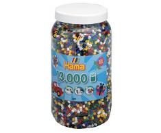Hama – Midi Topf 13000 Perlen Basis Mix 6 COUL, 211 – 66