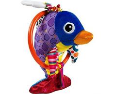 Lamaze Baby Spielzeug Dan, der flippige Delfin Clip & Go | Hochwertiges Kleinkindspielzeug | Greifling stärkt Eltern-Kind-Bindung | Ab 0 Monate