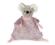 Sterntaler Schmusetuch Maus Mabel, Für Babys ab dem 1. Monat, Größe S, 22 cm, Grau/Mehrfarbig