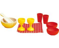 Rülke Holzspielzeug 21642 Puppenhauszubehör, holzfarben, rot, gelb