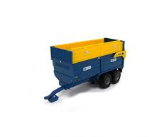 TOMY Britains Silage Anhänger Kane in blau - Spielzeug Anhänger aus Metall - Kinderspielzeug zum Spielen und Sammeln - ab 3 Jahre