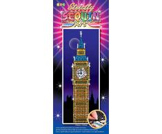 MAMMUT 8061406 - Sequin Art Strictly Paillettenbild Big Ben, Steckbild, Bastelset, Styropor-Rahmen, Bildvorlage, bunte Pailletten, Steckstifte, Anleitung, für Kinder ab 8 Jahre