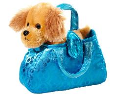 Heunec 501676 Plüschtier, Hund, braun in blau