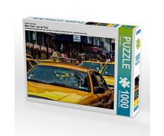 CALVENDO Puzzle New York - nur im Taxi 1000 Teile Lege-Größe 64 x 48 cm Foto-Puzzle Bild von Peter Roder