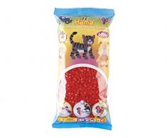 Hama 0644048 - Bügelperlen, 6000 Stück, rot