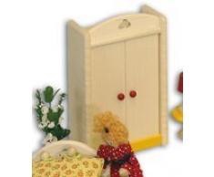 Rülke Holzspielzeug 22699 Puppenhauszubehör, holzfarben, gelb, rot