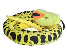 Wild Republic 21689 Jumbo Plüschschlange Anaconda, Kuscheltier, 280 cm, Multi