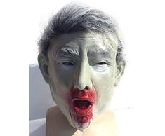 The Rubber Plantation TM 619219292191 Donald Trump Zombie Maske Halloween Dead Präsident Billionaire Fancy Kleid Kostüm Zubehör Latex, Unisex, ONE SIZE