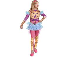 Ciao Rose Cinderella Armatura Regal Academy Bambina, 8-10 Jahre, Rosa, Gelb, Hellblau, 11194.8-10