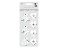 Ursus 56400065 - Kreativ Accessoires Weihnachtsbaum und Herz