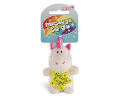 Nici 42725 Anhänger Einhorn Theodor Schutzengel, 8 cm, weiß/pink