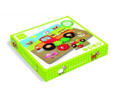 Scratch 6181053 - Holzpuzzle Bauernhof, 25 x 25 x 2.5 cm