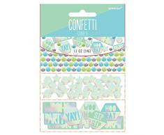 Amscan 360280 Konfetti Shimmering Party, Mehrfarbig