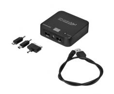 Thumbs Up DUPWRBLK - Dual Power Bank, 6600mAh, schwarz
