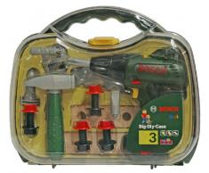 Theo Klein 8428 - Bosch Akkuschrauber-Koffer mit Zubehör, Spielzeug