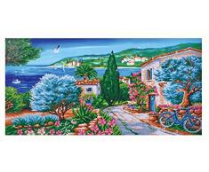 Pracht Creatives Hobby DD13-014 - Diamond Dotz La Provence, funkelndes Diamantbild zum Selbstgestalten, ca. 100 x 50 cm groß, Malen mit Diamanten, neuer und kreativer Basteltrend