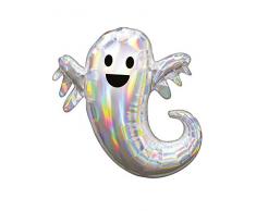 amscan Halloween irisierende Ghost Supershape Helium Ballon