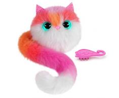 Bandai – Pomsies – Trixie – Bunter Fuchs – Interaktives Kuscheltier, das sich überall befestigen lässt – SK18041