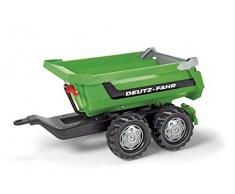 Rolly Toys 122240 - Anhänger / rollyHalfpipe Deutz (Zweiachsenanhänger mit Kippfunktion, für Kinder ab 3 Jahre)