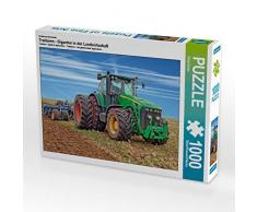 CALVENDO Puzzle Traktoren - Giganten in der Landwirtschaft 1000 Teile Lege-Größe 64 x 48 cm Foto-Puzzle Bild von Peter Roder