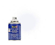 Revell 34105 Spraydose weiß, matt Spray Color, Farben in der praktischen 100-ml-Sprühdose