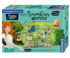 KOSMOS 626020 Pepper Mint und das Baumhaus-Abenteuer, Erforsche mit Pepper spielerisch die Grundlagen der Physik, mit Flaschenzug, Seilbahn und Katapult, Experimentierkasten für Kinder ab 8 - 11 Jahre