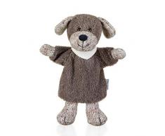 Sterntaler Handpuppe Hund Hanno, Ideal für Puppentheater und Rollenspiele, 25 x 21 x 8 cm, Grau