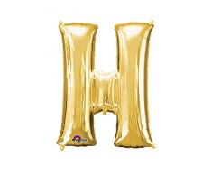 Amscan 3296101 86,4 Buchstabe H Super Shape Folienballon