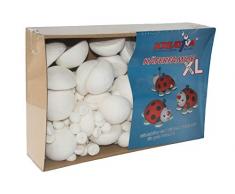 KREATIVA Nr. 16 XL Käferfamilie Bastelset, Weiss