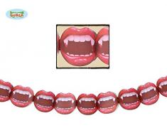 Fiestas Guirca GUI19769 - Girlande Vampir-Mund 200 X 27 CMS.