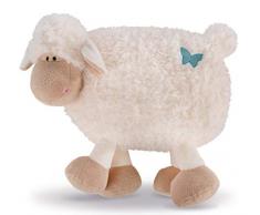 Nici 42809 Mäh 32 Kissen Schaf Jolly Journey figürlich, 40 x 45 cm, weiß