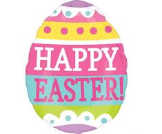 Amscan 3700701 Folienballon Frohe Ostern