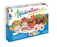 Sentosphere 06411 Aquarellum Malset für Kinder, Prinzessinnenmasken, Bastelset, Kreativ-Set, DIY