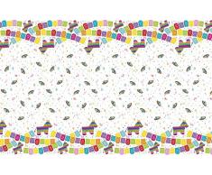 Unique Party 58683 Mexikanische Fiesta Kunststoff Tischdecke, 7 ft x 4.5 ft