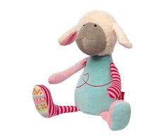 sigikid, Mädchen, Stofftier Schaf, Patchwork Sweety, Rosa/Türkis, 38865