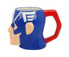 Stor KERAMIKBECHER 3D 320 ML | Kopf Captain America