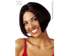 WIDMANN Perücke Alexia 3 Farben für Haarschmuck Fasching