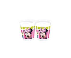 8 Party-Becher * MINNIE - HAPPY HELPERS * für Kindergeburtstag und Motto-Party // Cups Maus Mouse